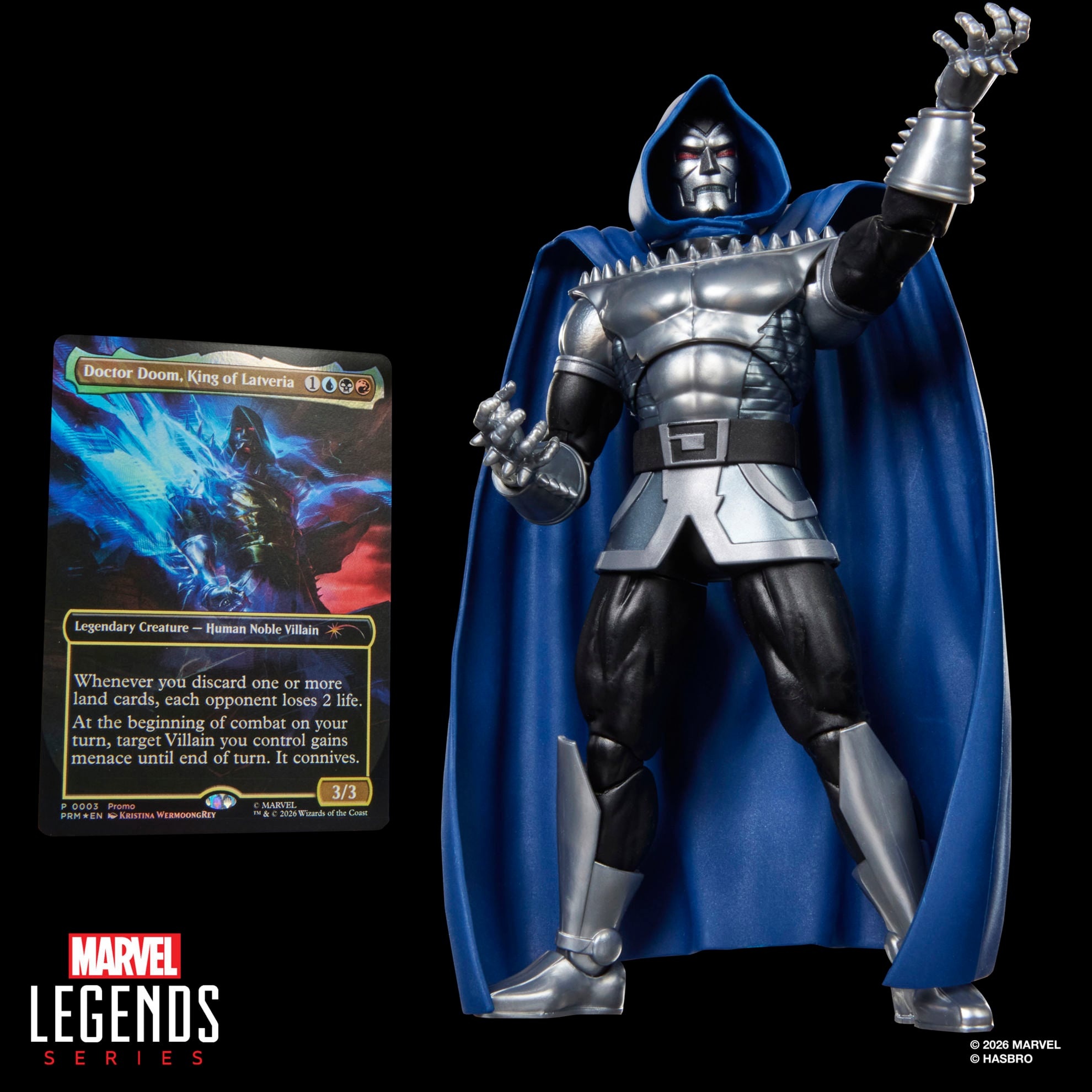 Marvel Legends: Doctor Doom 2099 Figure (with Exclusive Magic: The Gathering Card) - Image 12