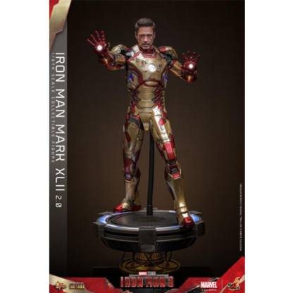 Hot Toys: MMS759D66 Iron Man III Iron Man Mark XLII (2.0) 1/6th Scale Collectible Figure (Deluxe Version)