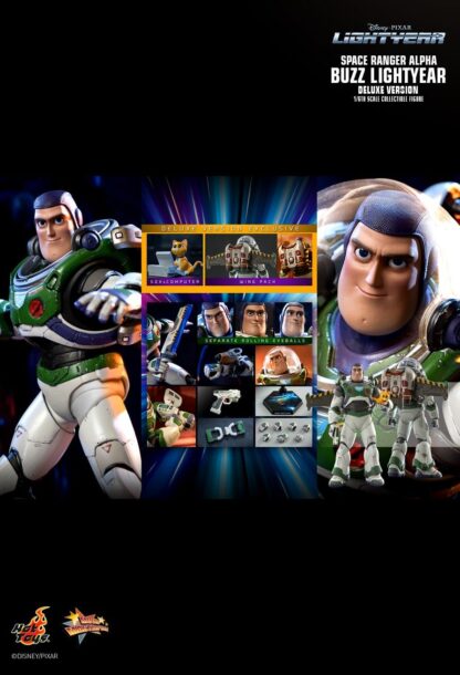 Hot Toys: MMS635 Space Ranger Alpha: Buzz Lightyear 1/6 Scale Collectible Figure (Deluxe Version) - Image 20