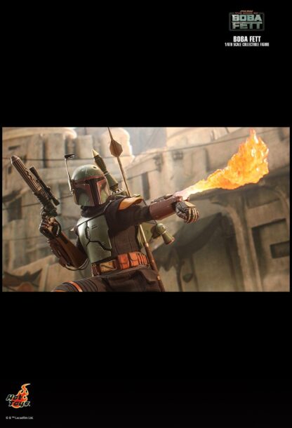 Hot Toys: TMS078 Star Wars: The Book of Boba Fett: Boba Fett 1/6th Scale Collectible Figure - Image 8