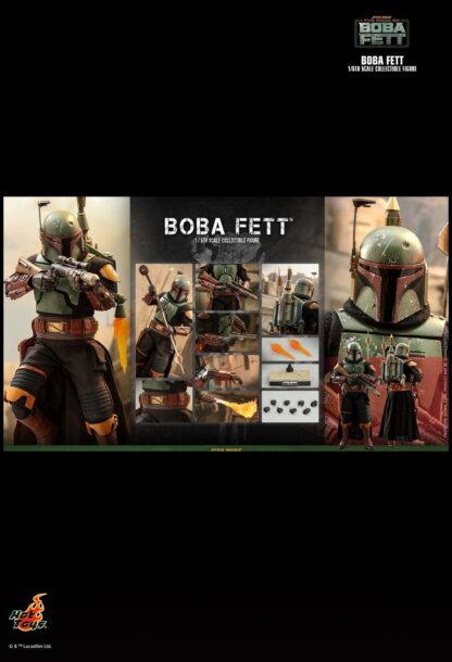 Hot Toys: TMS078 Star Wars: The Book of Boba Fett: Boba Fett 1/6th Scale Collectible Figure - Image 10