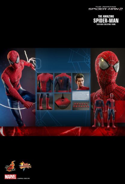 Hot Toys: MMS658 The Amazing Spider-Man 2 Spider-Man 1/6th Scale Collectible Figure - Image 9