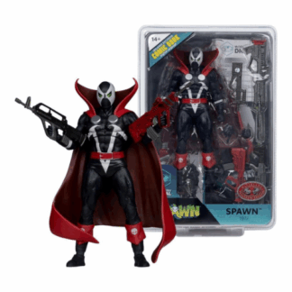McFarlane: Spawn: 1977 Spawn (Black & White Platinum Edition Variant) Figure with Comic 7 Inch Figure