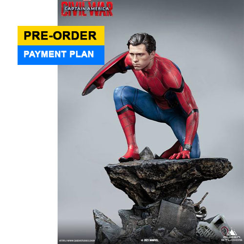Queen Studios: Captain America Civil War: Spider-Man Premium 1/4 Scale Statue