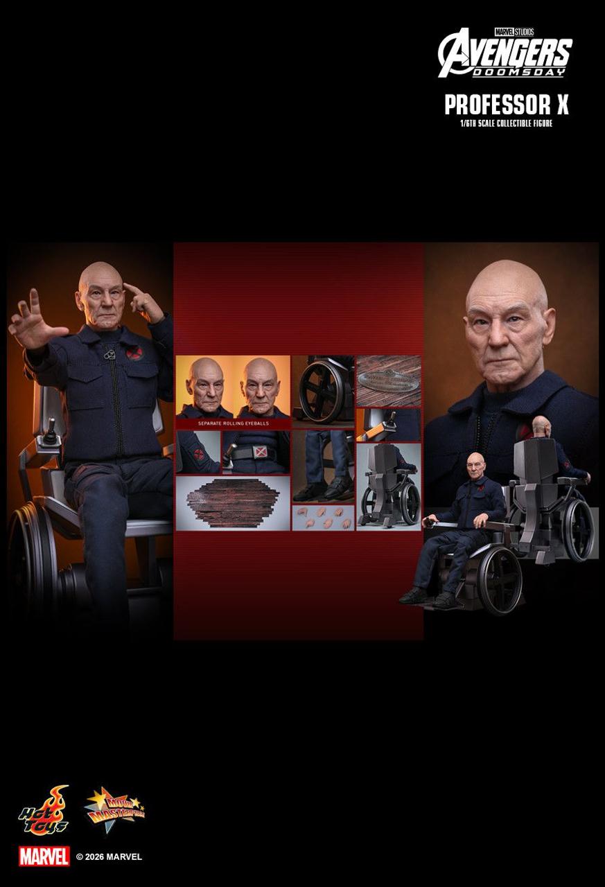 Hot Toys: MMS917 Avengers: Doomsday Professor Xavier 1/6th Scale Collectible Figure - Image 11