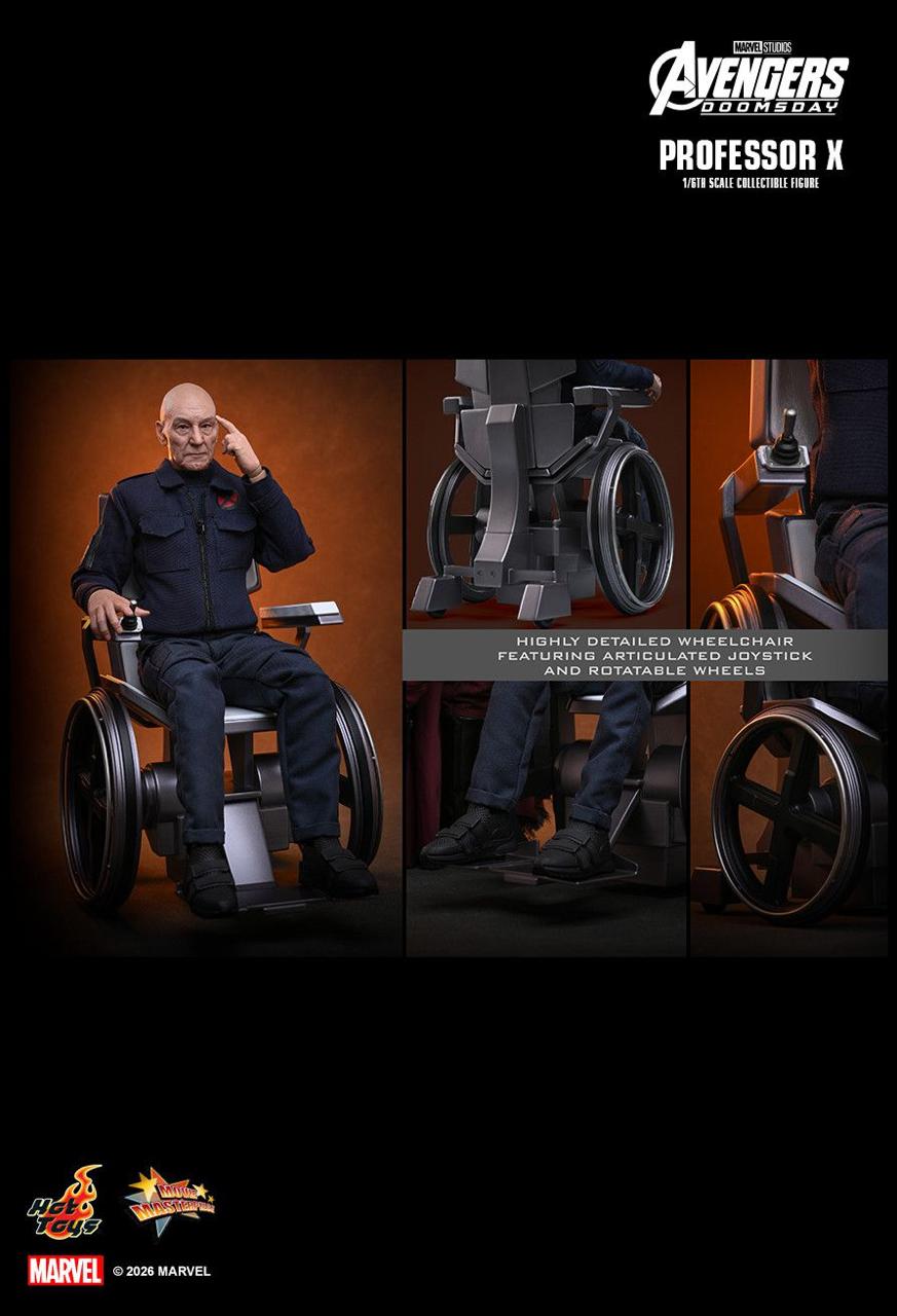 Hot Toys: MMS917 Avengers: Doomsday Professor Xavier 1/6th Scale Collectible Figure - Image 12