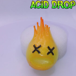 Drop Monsters: Acid Drop Gun Charm Key Chain (Fiery Orange)