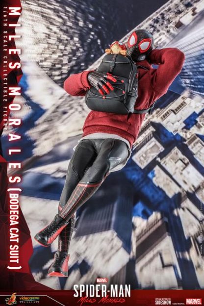 Hot Toys: VGM50 Marvel’s Spider-Man: Miles Morales: Miles Morales (Bodega Cat Suit) 1/6th Scale  Collectible Figure - Image 13