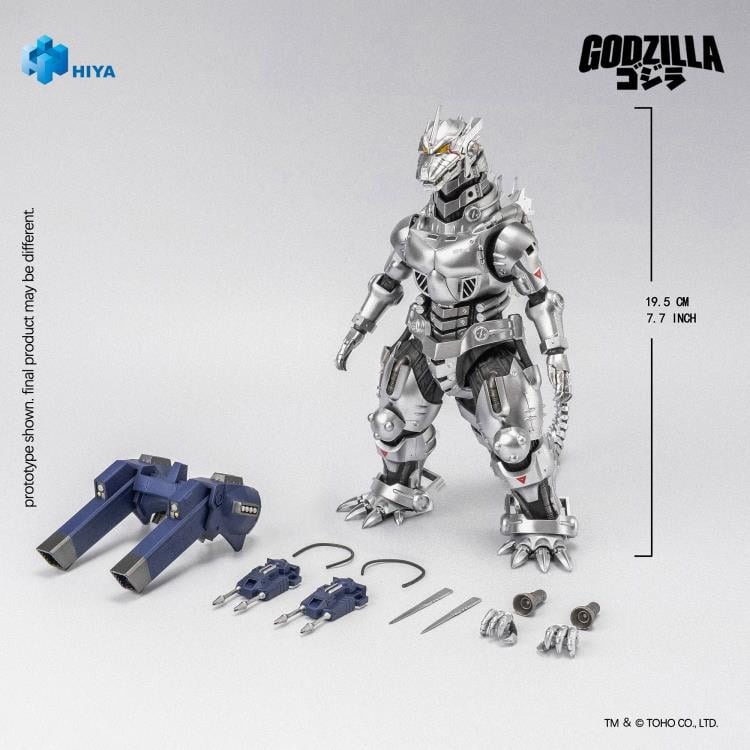 Hiya Toys: Godzilla Against Mechagodzilla (2002) (MFS-3 Kiryu) Action Figure