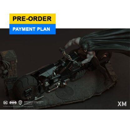 XM Studios: Batman: White Knight 1/4 Scale Premium Collectible Statue (Batcycle Edition)