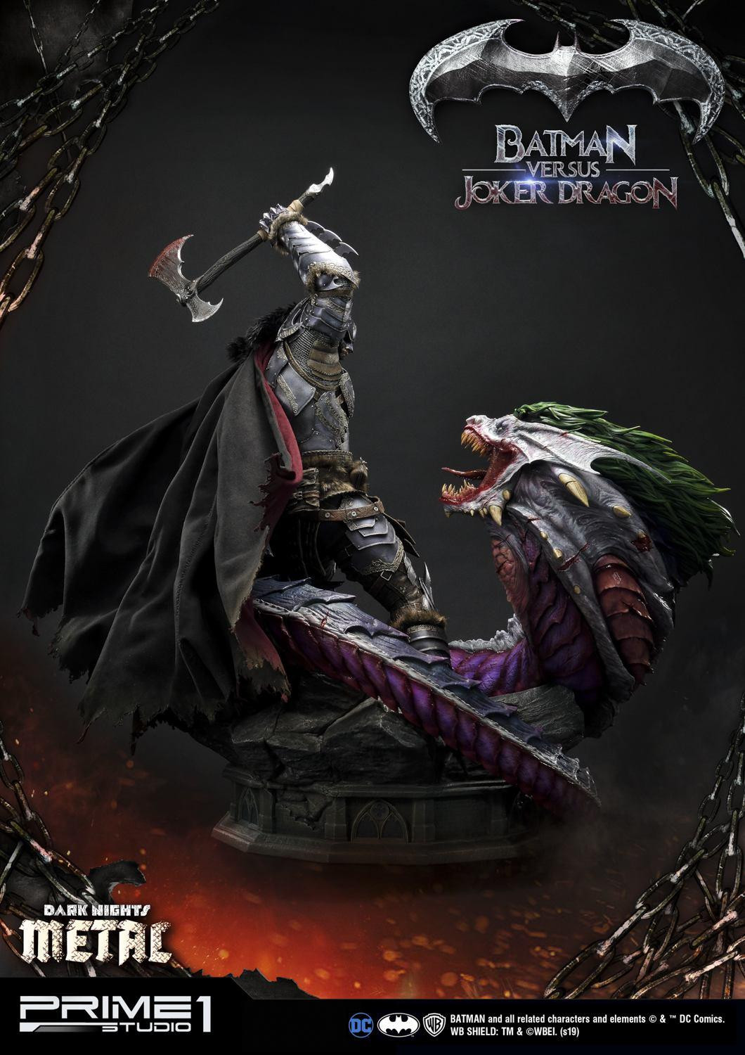 Prime 1 Studio: Dark Nights Metal: Batman vs Joker Dragon - Image 8