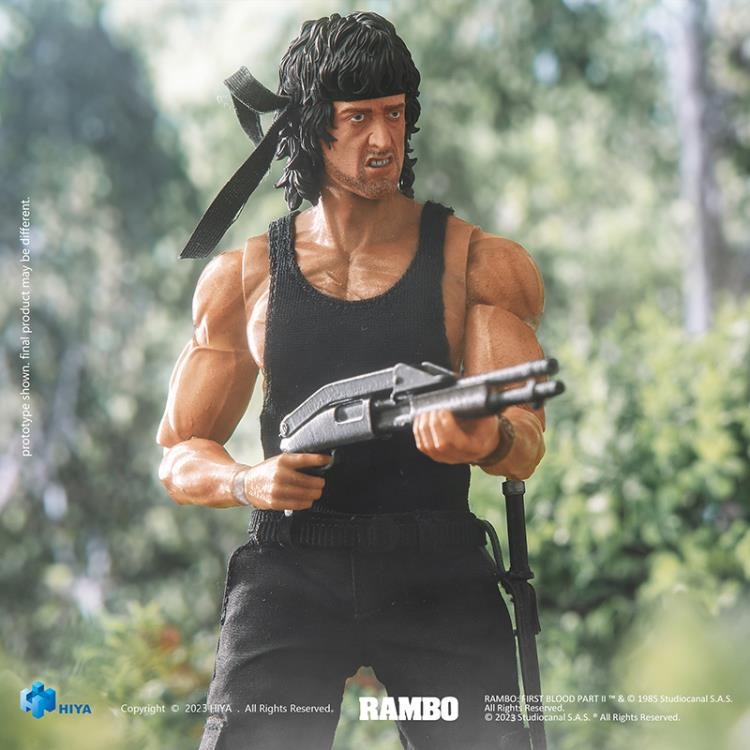 Hiya Toys: Rambo: First Blood Part II: John Rambo 1/12 Scale (PX Previews Exclusive - Exquisite Super Series) Action Figure - Image 11