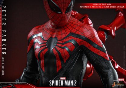 Hot Toys: VGM61 Marvel's Spider-Man 2 Peter Parker (Superior Suit) 1/6 Scale Collectible Figure - Image 15