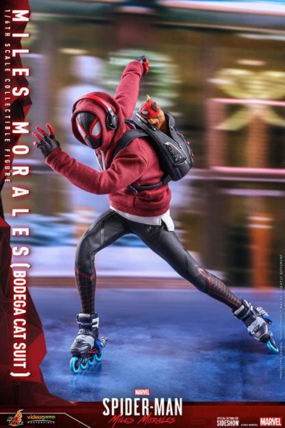 Hot Toys: VGM50 Marvel’s Spider-Man: Miles Morales: Miles Morales (Bodega Cat Suit) 1/6th Scale  Collectible Figure - Image 18