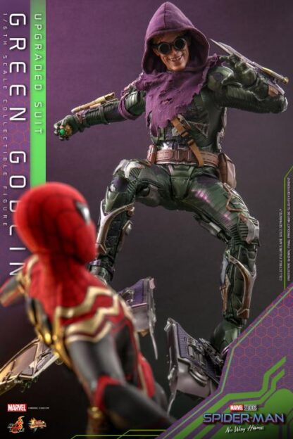 Hot Toys: MMS674 Spider-Man: No Way Home Green Goblin (Upgraded Suit) 1/6th Scale Collectible Figure - Image 20