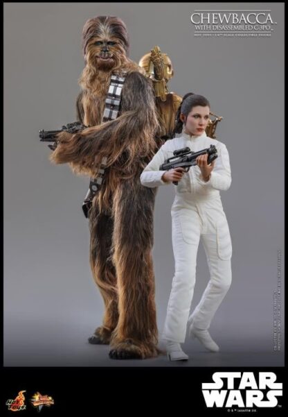 Hot Toys: MMS766 Star Wars Episode V: The Empire Strike Back™ Chewbacca™ With Disassembled C-3PO™ 1/6th Scale Collectible Figure - Image 21