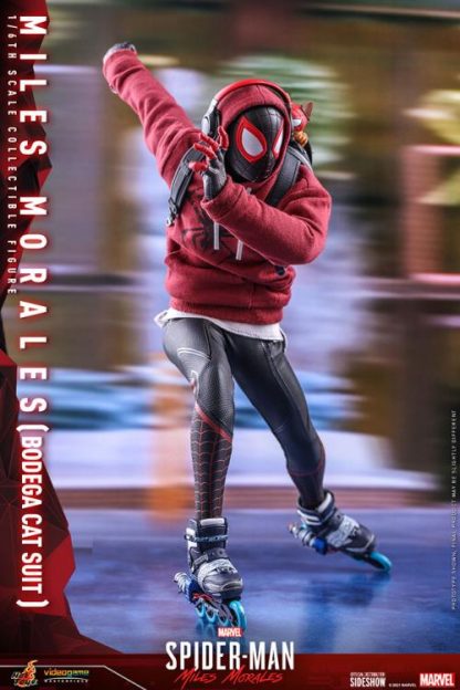 Hot Toys: VGM50 Marvel’s Spider-Man: Miles Morales: Miles Morales (Bodega Cat Suit) 1/6th Scale  Collectible Figure - Image 20