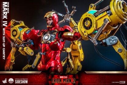 Hot Toys: QS021 Iron Man 2: Iron Man Mark IV Collectible Figure & 1/4th Scale Suit-Up Gantry Set - Image 24