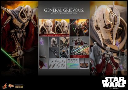 Hot Toys: MMS760D67 Star Wars Episode III: Revenge of the Sith™ General Grievous™ 1/6th Scale Collectible Figure - Image 2