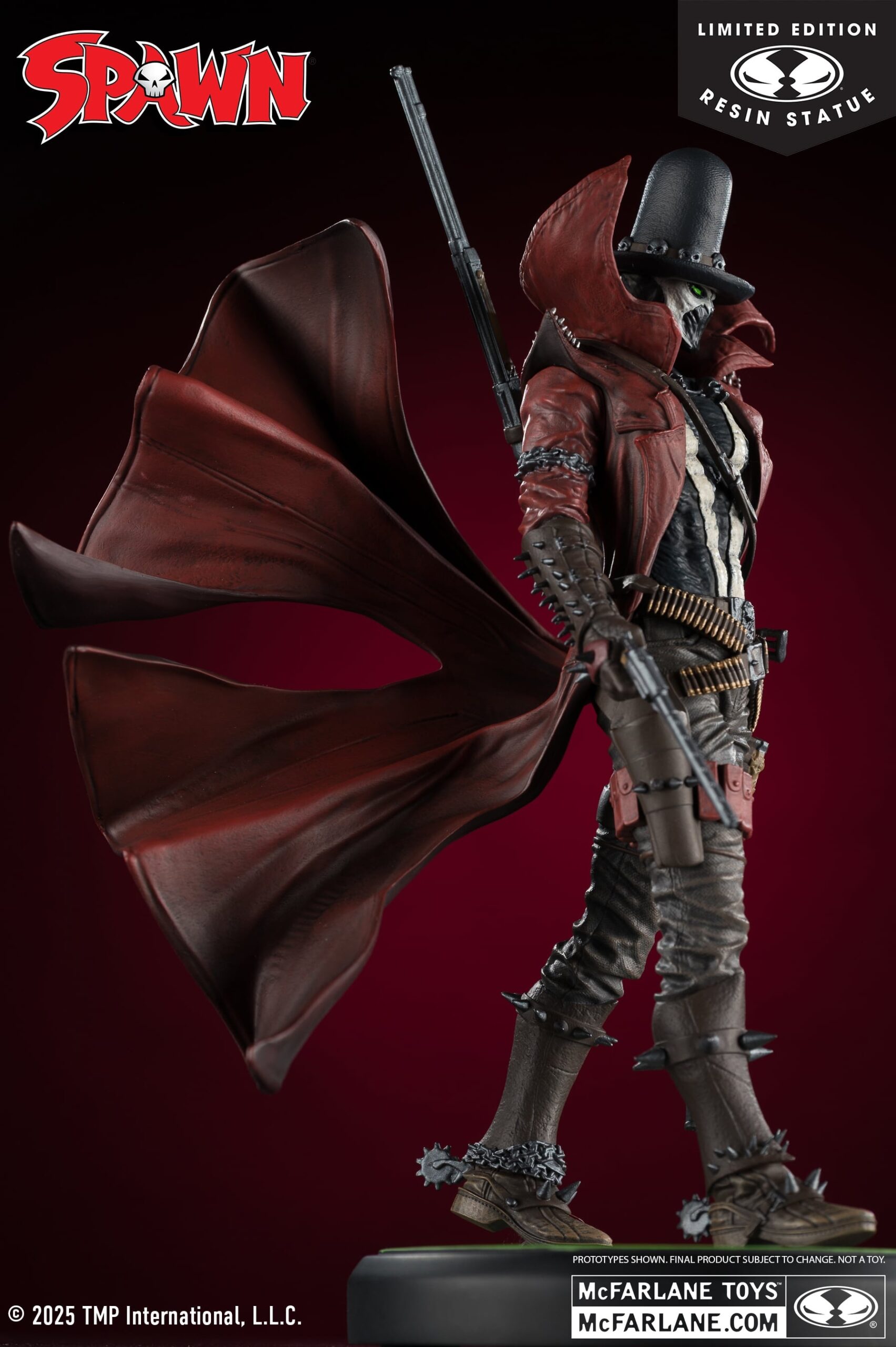 Gunslinger Spawn: Black, White & Red All Over 1/10 Scale Resin Statue (Signed by Todd McFarlane) - Image 6