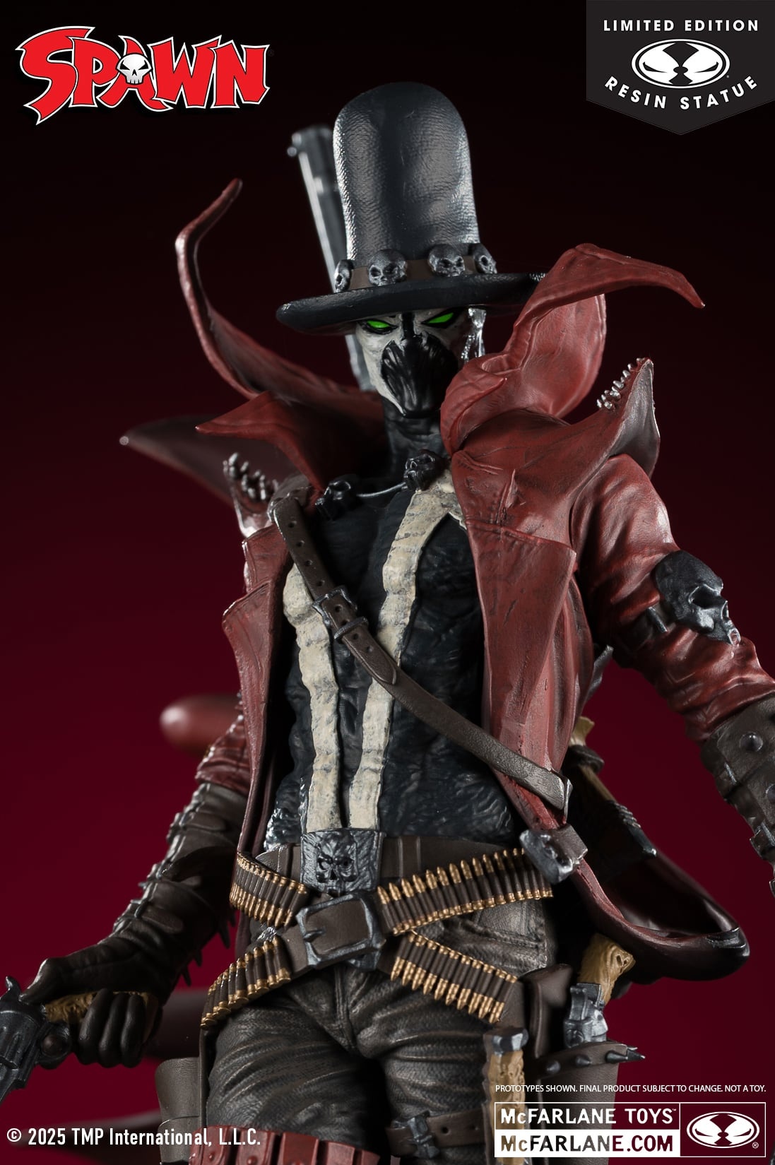 Gunslinger Spawn: Black, White & Red All Over 1/10 Scale Resin Statue (Signed by Todd McFarlane) - Image 7