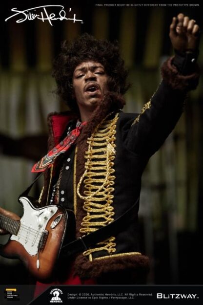 Blitzway: Jimi Hendrix 1/6 Scale Figure with Bonus Hat (Early Bird Exclusive) - Image 5