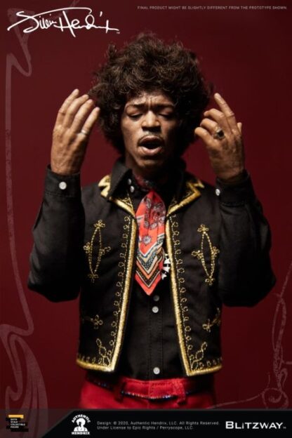 Blitzway: Jimi Hendrix 1/6 Scale Figure with Bonus Hat (Early Bird Exclusive) - Image 6