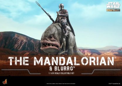 Hot Toys: TMS046 Star Wars: The Mandalorian: Mandalorian & Blurrg 1/6th Scale Collectible Set - Image 2