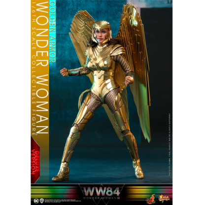 Hot Toys: MS578 WW84 Wonder Woman Gold Armor 1/6 Scale Collectible Figure (Deluxe Set)