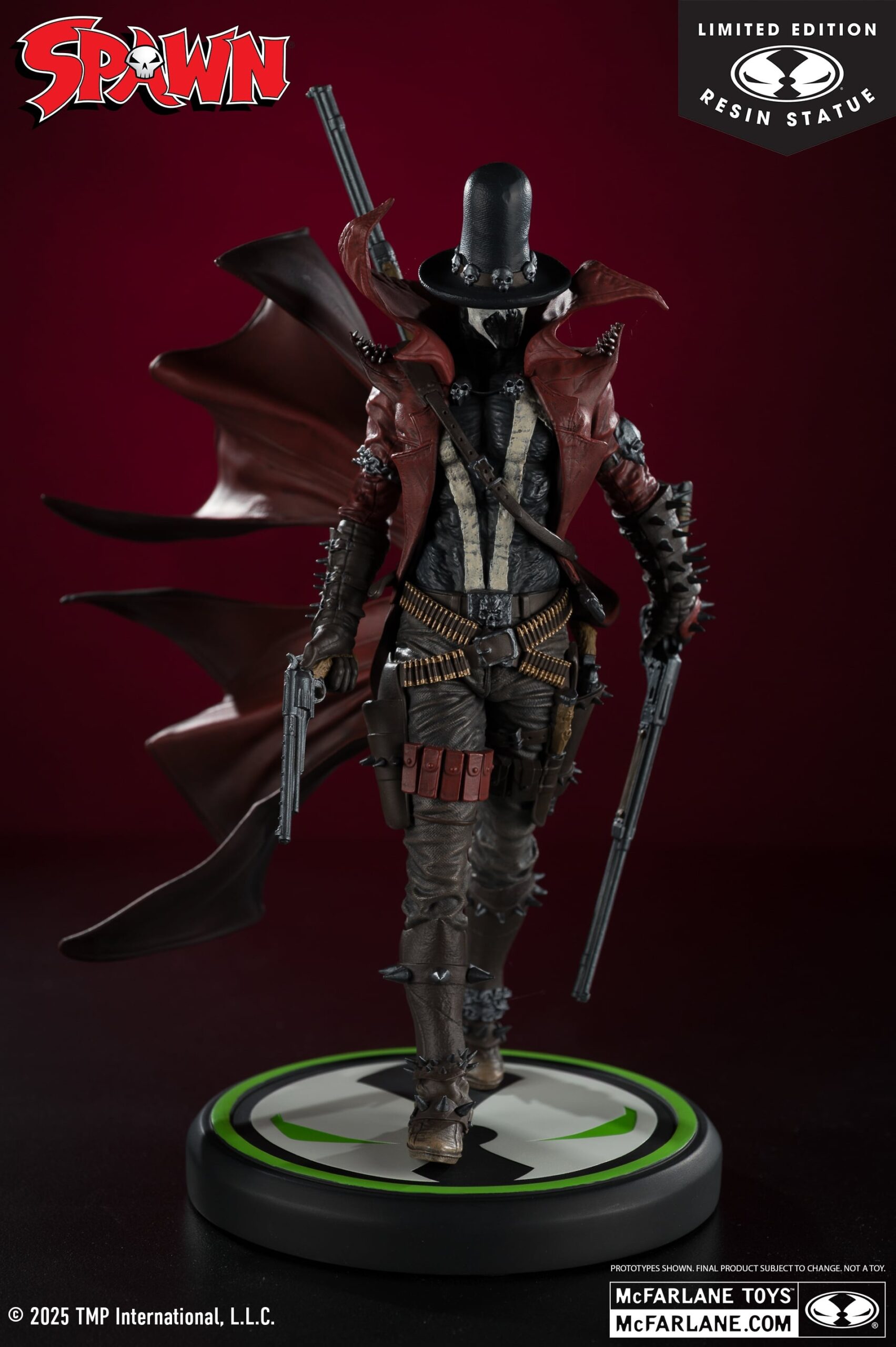 Gunslinger Spawn: Black, White & Red All Over 1/10 Scale Resin Statue (Signed by Todd McFarlane) - Image 8