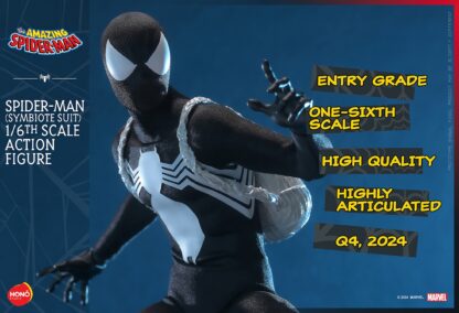 Honõ Studio: HS04 Spider-Man (Symbiote Suit) 1/6 Scale Collectible Figure - Image 8