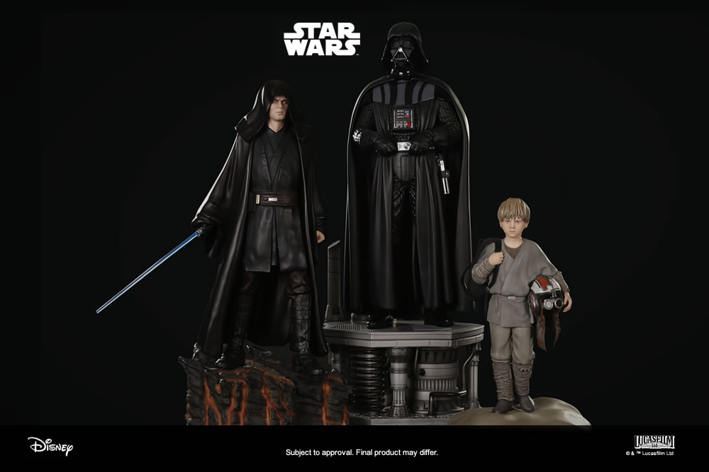 Darth Vader Set 1/4 Scale Premium Collectible Statue - Image 2