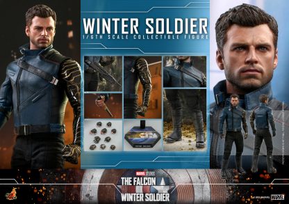 Hot Toys: TMS039 The Falcon And The Winter Soldier: Winter Soldier 1/6th Scale Collectible Figure - Image 10