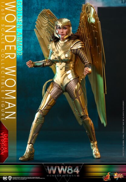 Hot Toys: MS578 WW84 Wonder Woman Gold Armor 1/6 Scale Collectible Figure (Deluxe Set) - Image 6