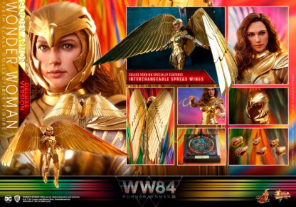 Hot Toys: MS578 WW84 Wonder Woman Gold Armor 1/6 Scale Collectible Figure (Deluxe Set) - Image 16