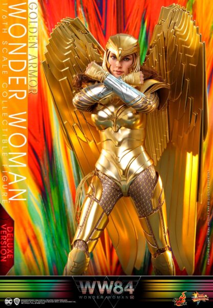 Hot Toys: MS578 WW84 Wonder Woman Gold Armor 1/6 Scale Collectible Figure (Deluxe Set) - Image 4